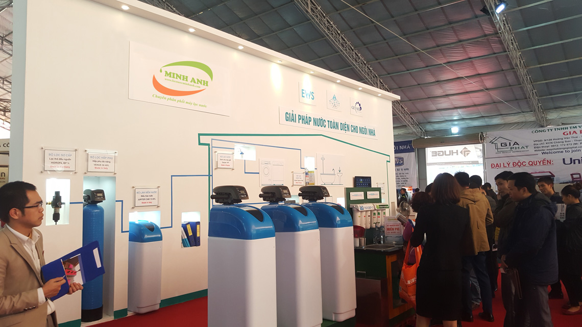 Giải pháp lọc nước EWS tại hội chợ Quốc tế Vietbuild 2016